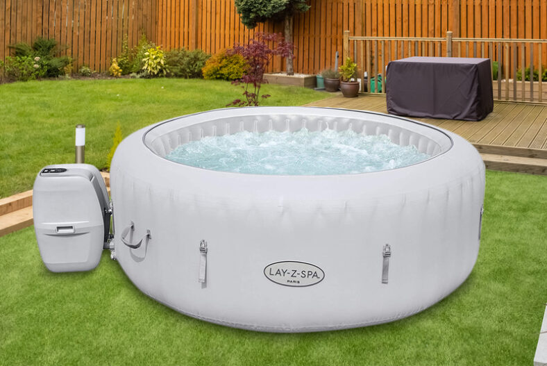 Lay-Z-Spa Paris Hot Tub with LED Lights £449.00 instead of £1400.00