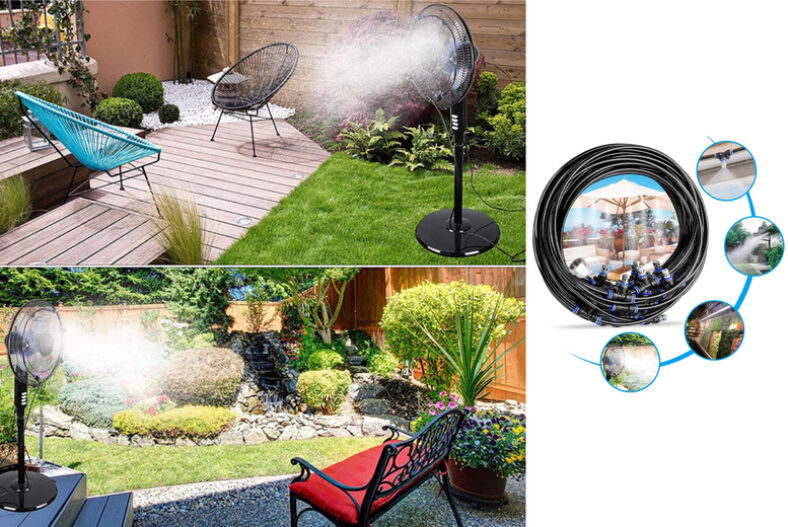 Mist Cooling System – 4 Sizes! £12.00 instead of £29.99