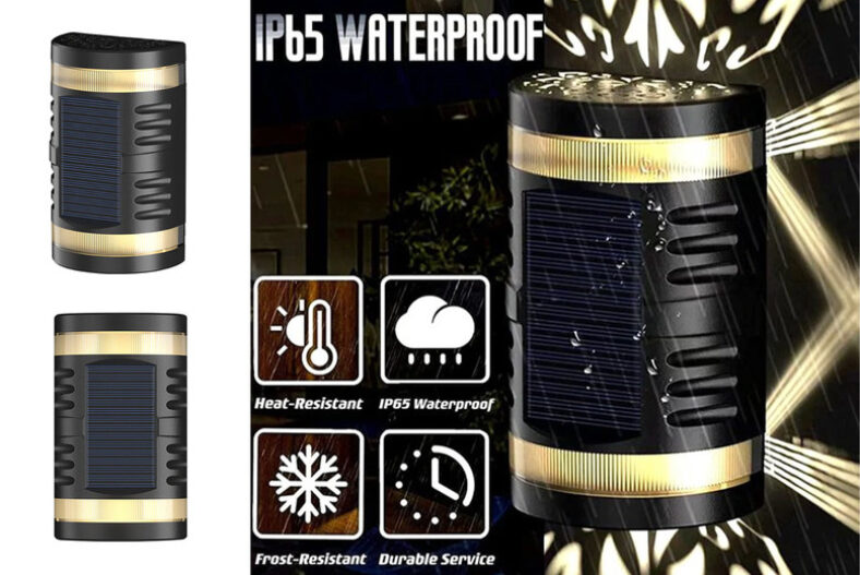 Solar Security Wall Lamp – Three Options & Three Colours! £9.99 instead of £29.99