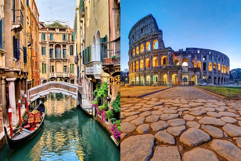 4* Rome & Venice, Italy Multi-City Holiday & Return Flights £179.00 instead of £245.00