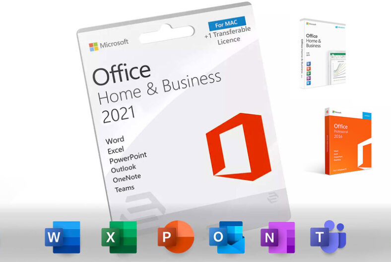 Microsoft Office 2016, 2019 or 2021 For Mac – Home & Business £29.99 instead of £249.95