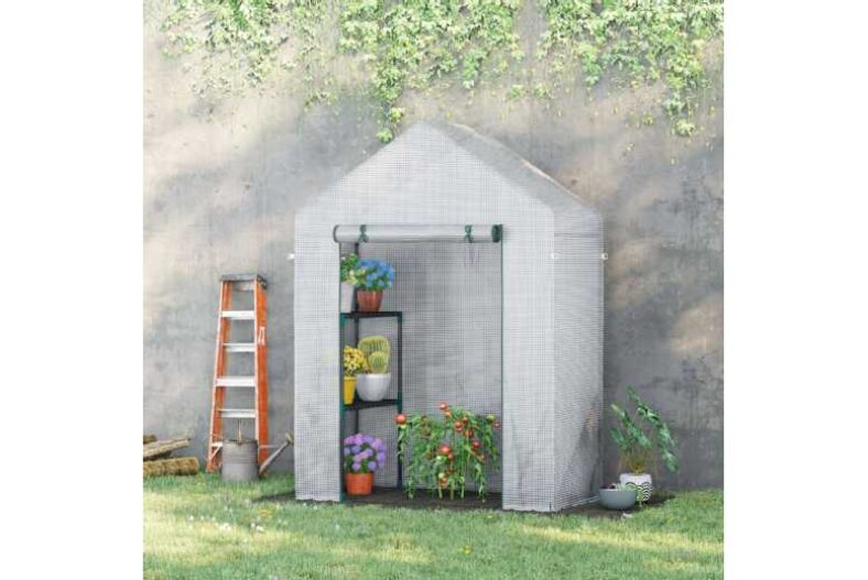 Outsunny Greenhouse Portable w/ Shelf £32.90 instead of £66.99