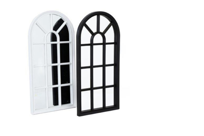70cm Window Style Mirror – Black or White £22.99 instead of £39.99
