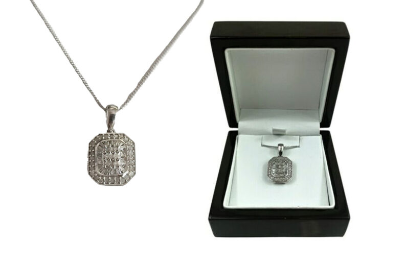 White Gold Pendant Necklace £499.00 instead of £779.99