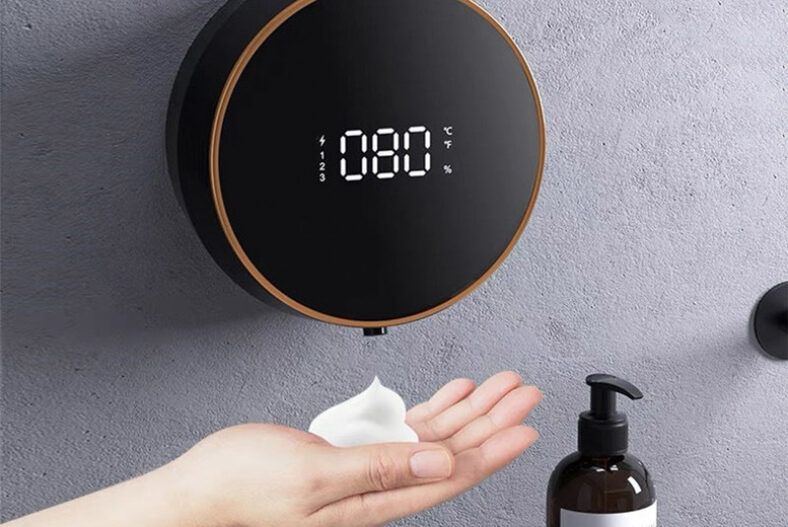 Automatic Soap Dispenser – Black or White! £20.99 instead of £76.00
