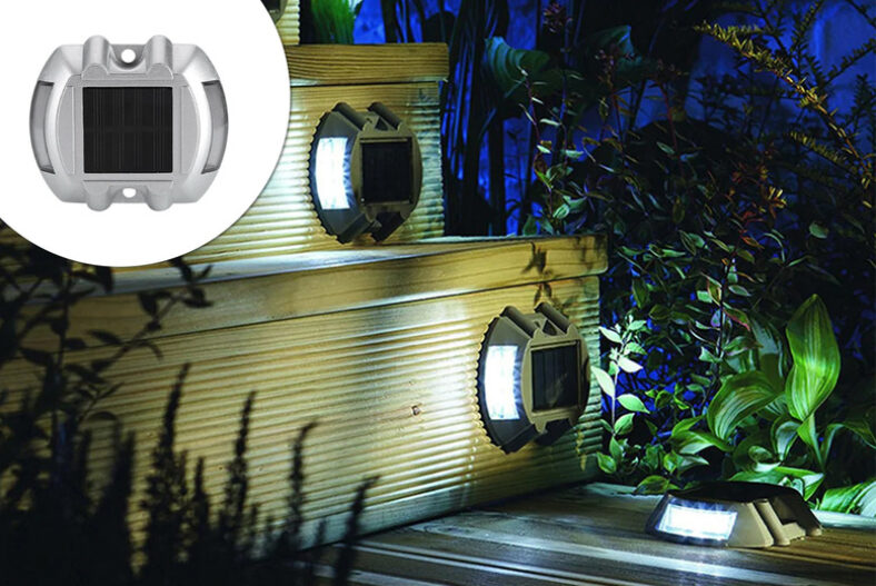 £14.99 instead of £29 for a solar driveway step light, choose from warm or white colours from Prime Supply – save 48%