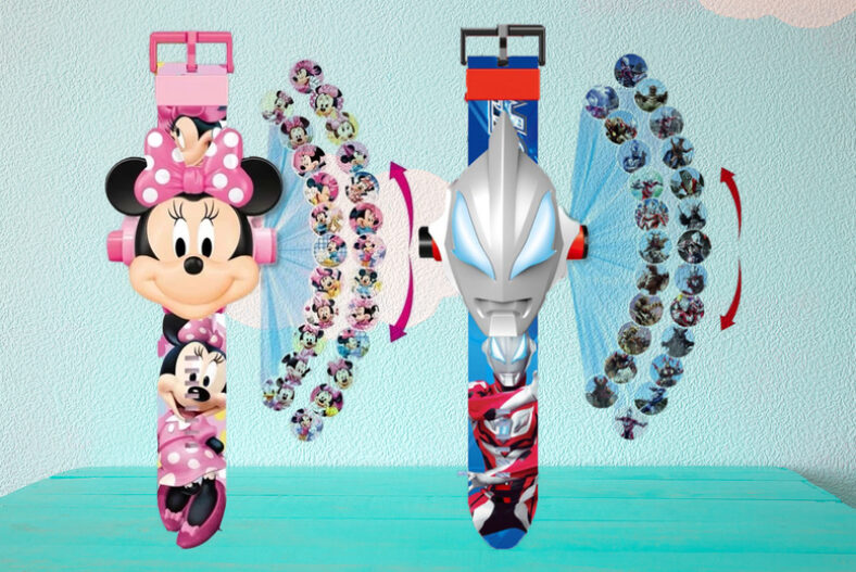 Kids’ Digital Projection Character Watch – 8 Styles! £4.99 instead of £11.98