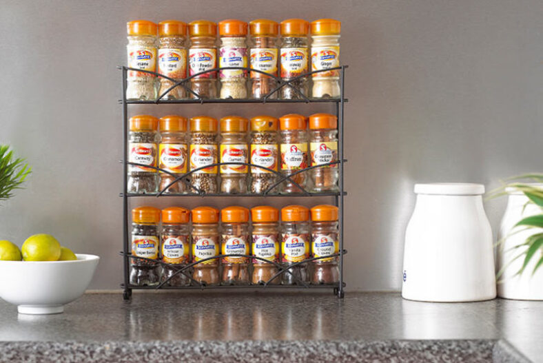 £8.99 instead of £20 for a table top three tier spice rack from Neo Deals – save 55%