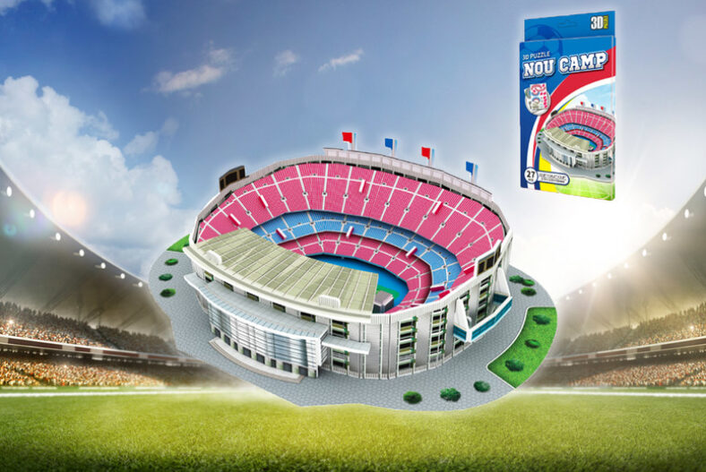 Kids 3D Football Stadium Puzzle – 12 Styles! £7.99 instead of £19.99
