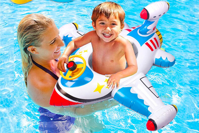 Kids Inflatable Rocket Ship Swim Ring – 6 Designs £14.99 instead of £39.99