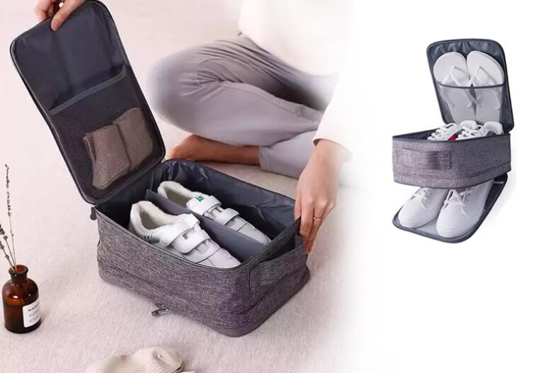 From £4.99 instead of £16.99 for a travel protector bag for shoes from UK Dream Store – save up to 71%