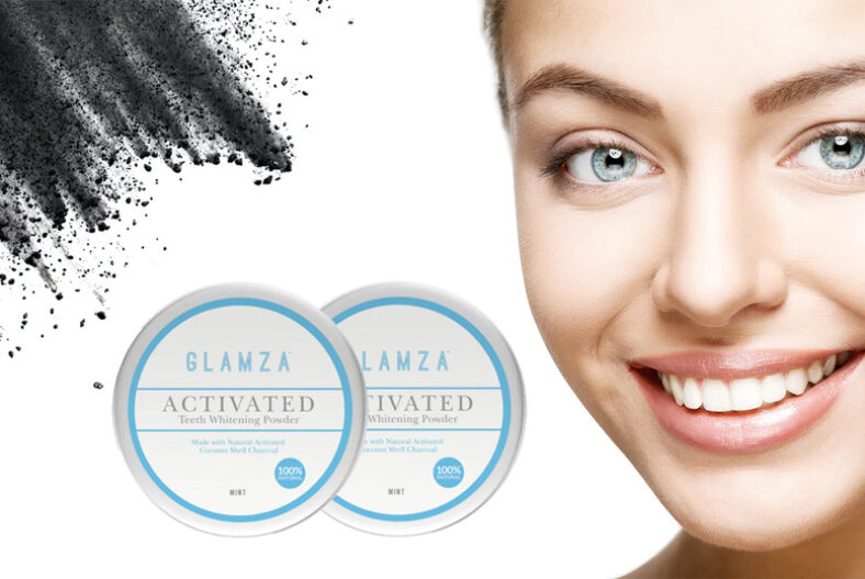 £6.99 instead of £15.99 for 2 x Charcoal Whitening Tooth Powder from Glamza – save 56%!