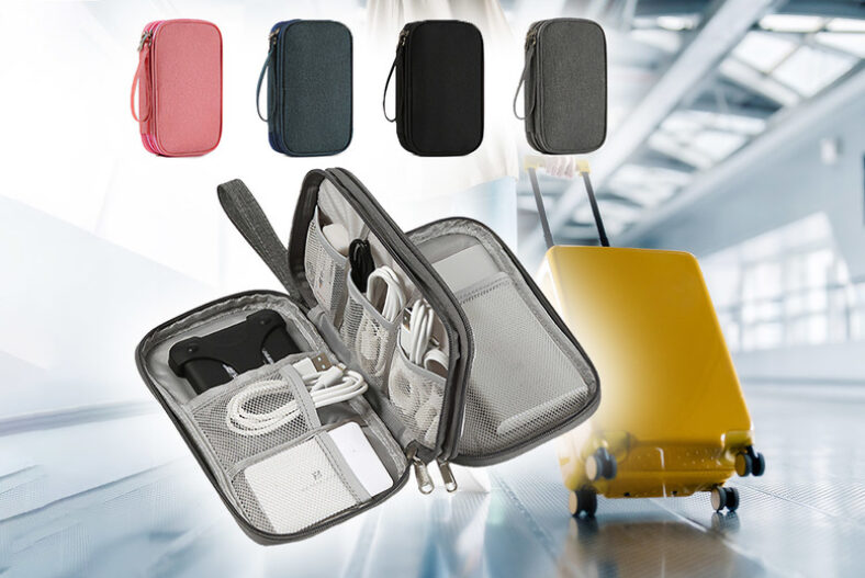 Digital Organiser Storage Case with Four Colour Options £8.99 instead of £19.99