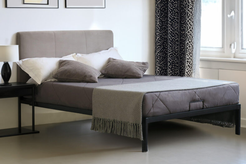 Metal Bed Frame With Optional Mattress £140.00 instead of £299.99
