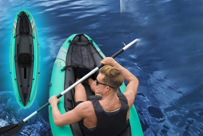 Hydro‐Force Ventura 1 Person Inflatable Kayak Set £234.99 instead of £349.00