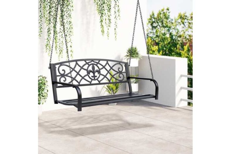 Outsunny Swing Seat Bench with Chains £66.99 instead of £107.99