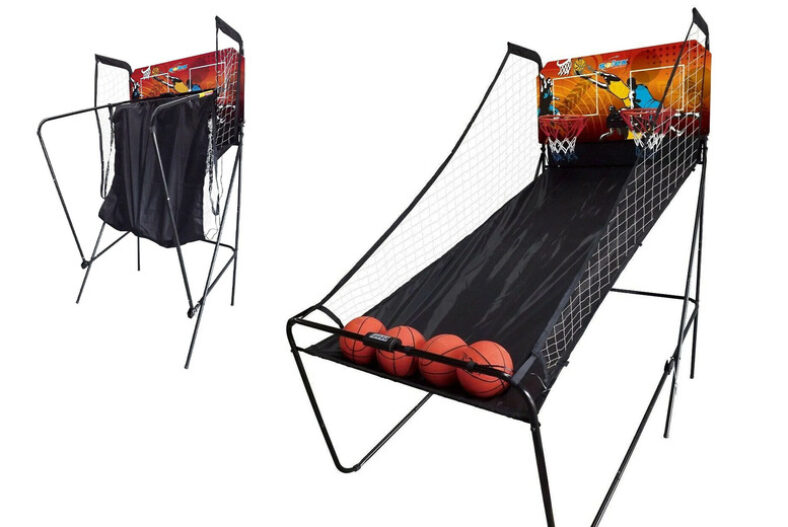 Foldable Basketball Arcade Set – 2 Player Score Function £99.99 instead of £149.00