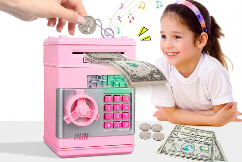 Kids Piggy Bank You with Password and Music – 4 Colours £14.99 instead of £24.99