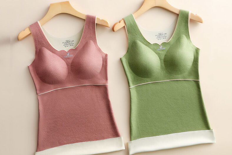 Women’s Sleeveless Padded Thermal Vest– Four Colour Options £6.99 instead of £20.99