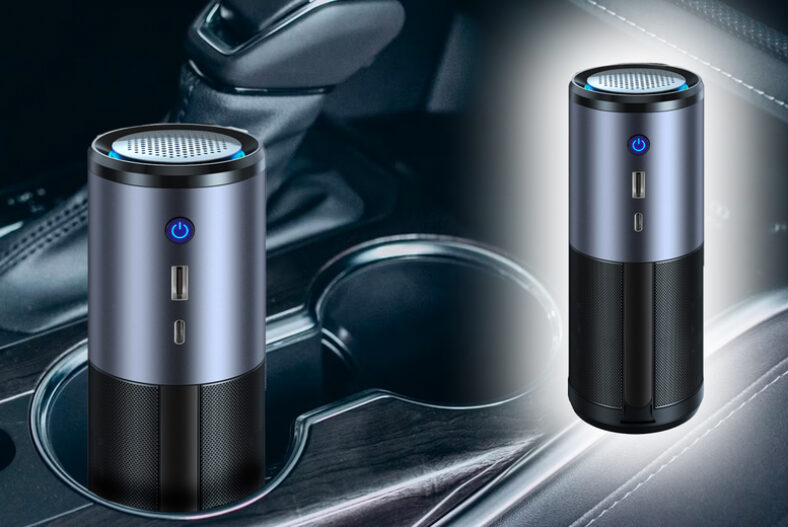 Portable Car Air Purifier in Black £34.99 instead of £59.99
