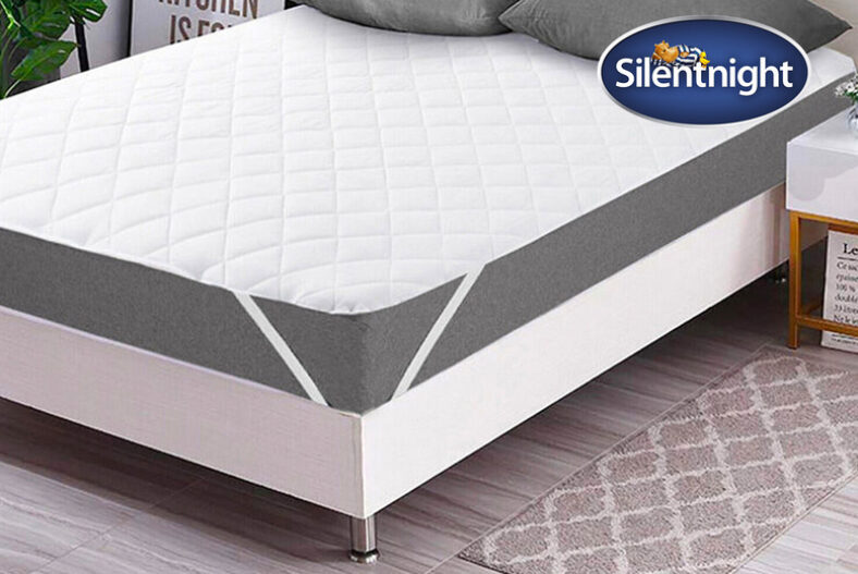 £11.99 instead of £24.99 for a double bed size Silentnight hypo-allergenic quilted mattress protector or £13.99 for a king size mattress protector from Seen It Online – save up to 52%