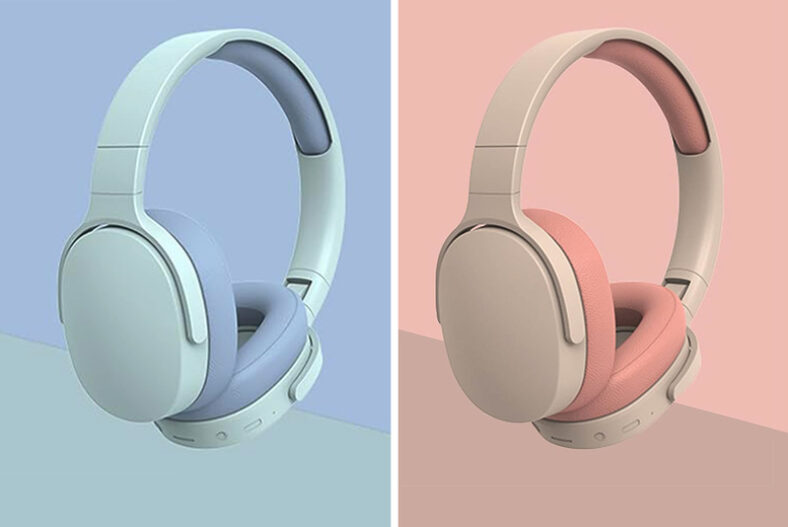 £8.95 instead of £29.99 for a wireless noise cancelling Bluetooth headphones with five colour options from Obero – save 70%