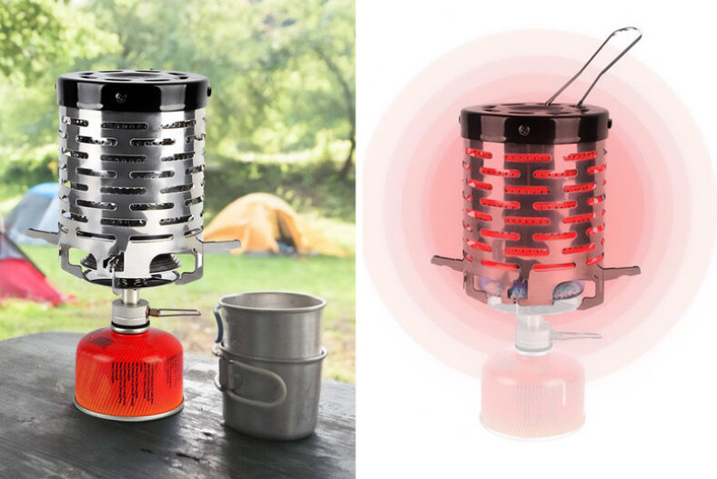 Portable Stainless Steel Two in One Mini Heater and Stove £12.99 instead of £30.99