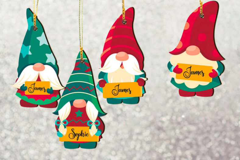 Personalised Christmas Gonk Bauble – 2 Styles £6.99 instead of £29.98