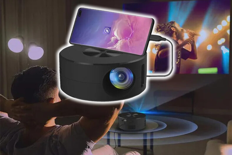 Mini LED Mobile Projector Home Theatre Media Player £29.99 instead of £69.99