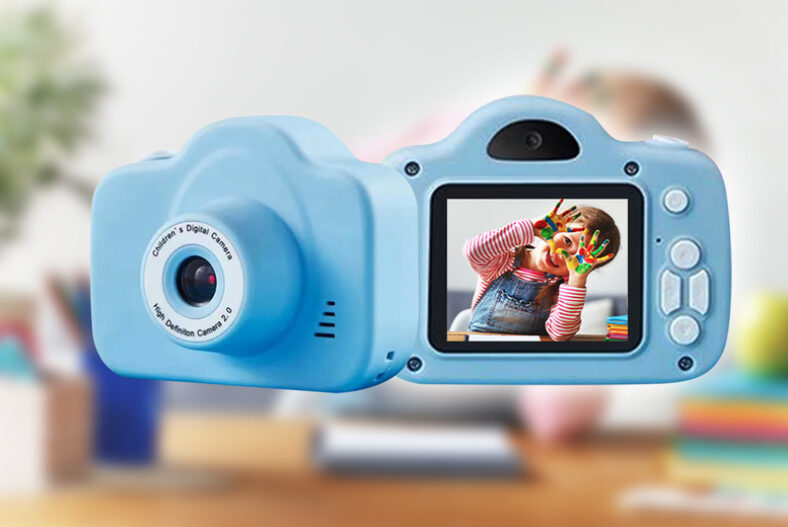 Kids Digital Camera in 5 Colours with or without 32G TF Card £9.99 instead of £29.99