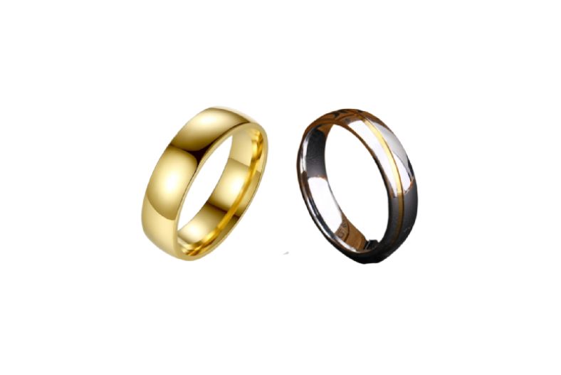 Men’s 24K Gold And Silver Plated Ring £6.99 instead of £49.99