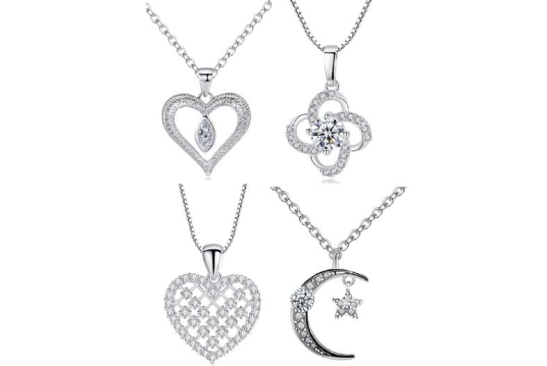 Silver Tone Pendant Necklace Selections £6.99 instead of £49.99