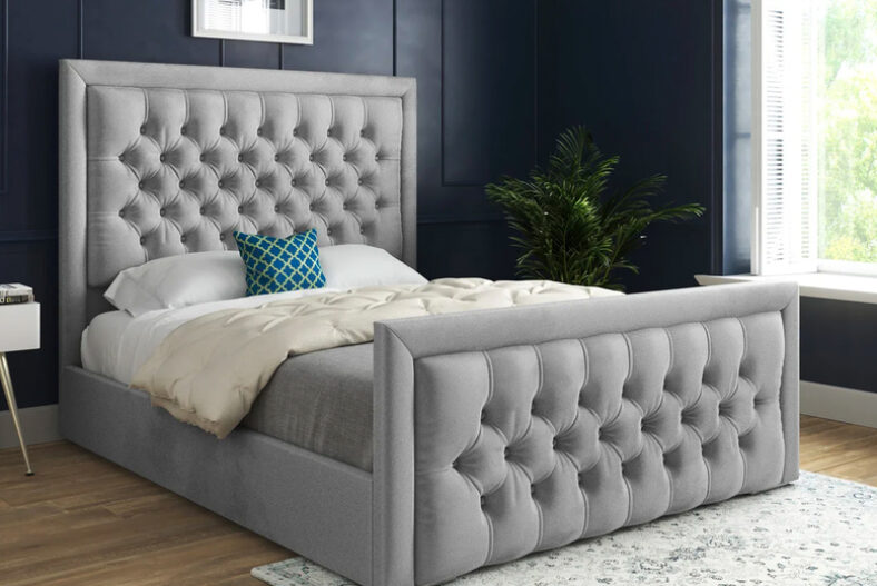 From £279 instead of £460 for a small single pearl diamante bed frame and mattress from Cloud9 – save up to 39%