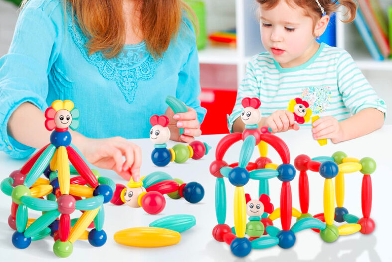 From £8.99 instead of £19.99 for a Magnetic Building Blocks Toy Set for Kids in 5 Options from UK Dream Store – save up to 55%