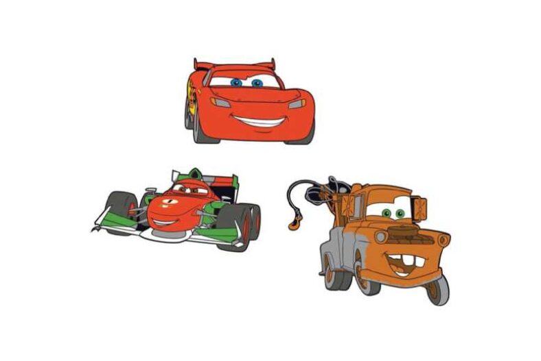 Cars 2 Foam 3pc Wall Art For Bedroom £5.93 instead of £9.99