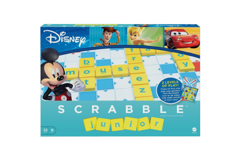 £14.84 instead of £18.99 for a Disney Scrabble Junior Board Game – save up to 22%