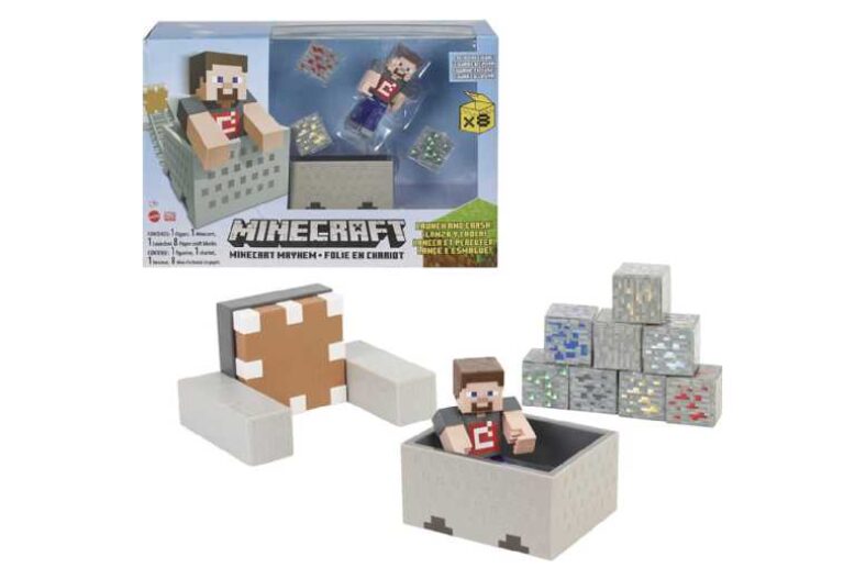 £17.81 instead of £24.99 for a Minecraft Mayhem Playset Create Build – save up to 29%