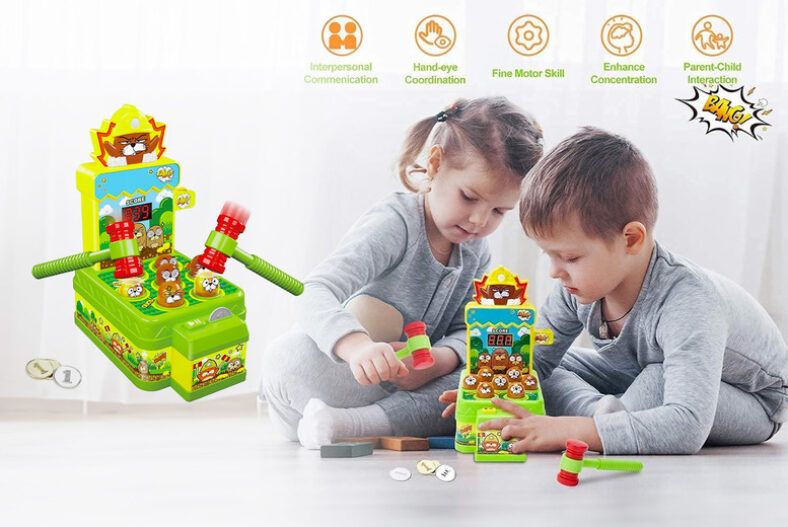 Interactive Whack Game Toy with Coins for Kids £19.00 instead of £29.99