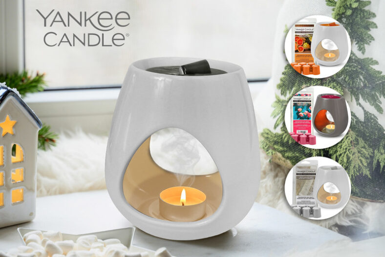 Yankee Candle Wax Melts and Wax Burner Gift Set in 4 Scent Options £8.99 instead of £21.99