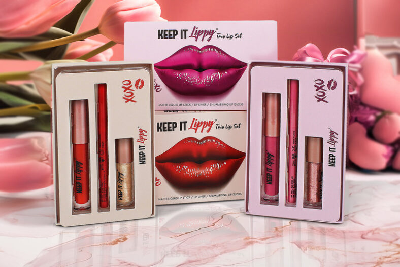 Keep It Lippy Trio Lip Kit Set in 2 Colours £4.99 instead of £11.99