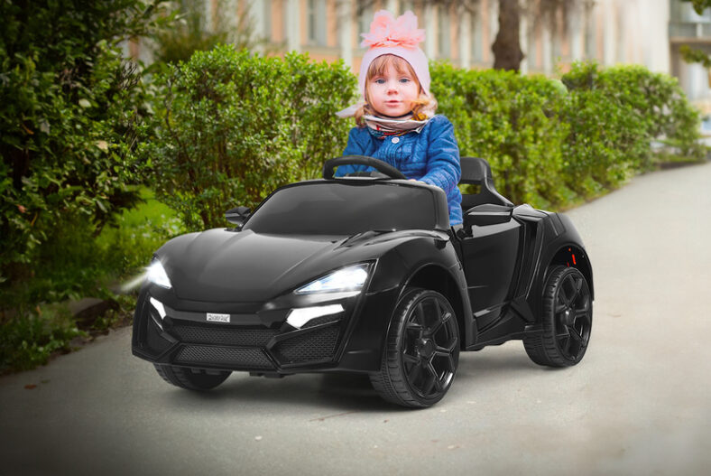 12V Lamborghini Style Electric Ride on Car for Kids – 4 Colours! £89.00 instead of £174.99