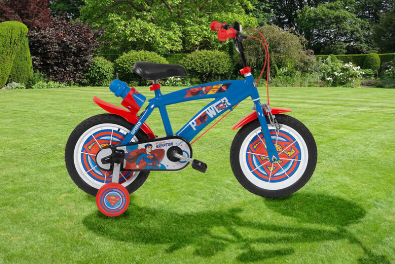 Blue Superman Bicycle in 2 Sizes £119.00 instead of £199.00