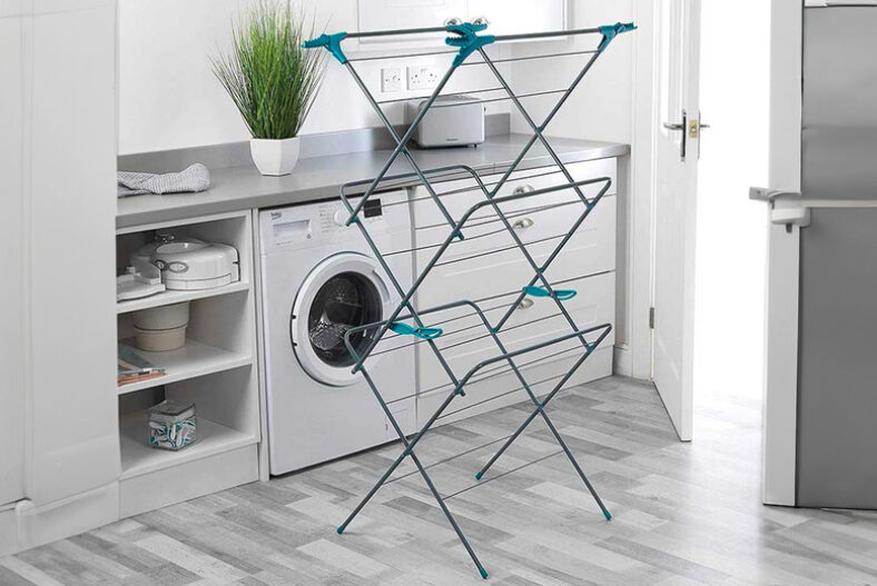 £14.99 instead of £31.99 for a Compact 3-Tier Airer Rack from Mega Store Online – save 53%