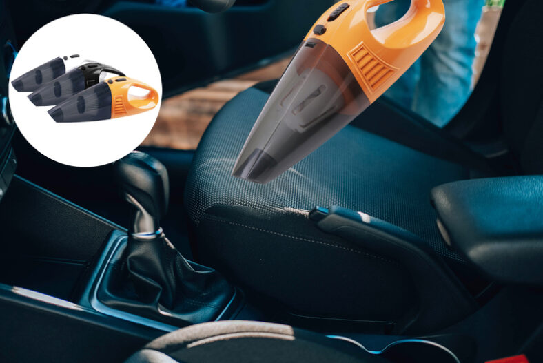 Cordless and Portable Car Vacuum Cleaner in 3 Colours £19.99 instead of £39.99