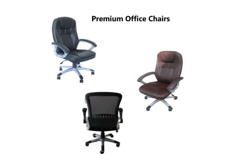 Premium Office Chairs in 3 Designs £99.99 instead of £114.99