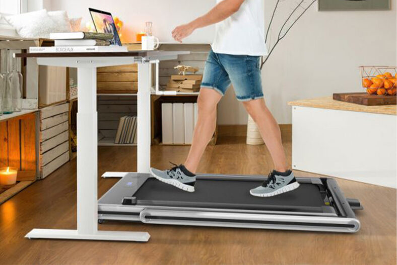 2-In-1 Folding Under Desk Treadmill With Dual LED Display £259.00 instead of £374.95
