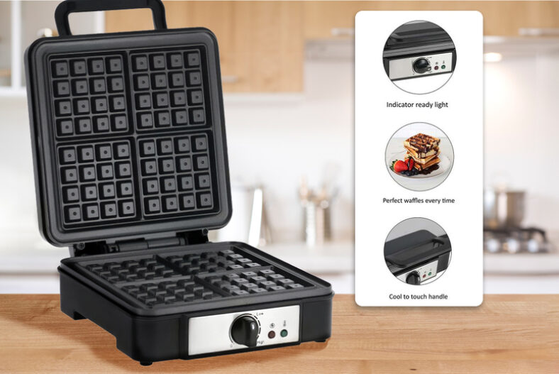 £22.99 instead of £39.99 for a Early Bird Ovation Belgian Waffle Maker Deal or £29.99 for Normal Price Deal from Parts Centre – save up to 43%
