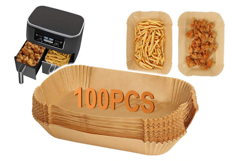 100 Air Fryer Liners Compatible with Ninja, Salter, Tower and More £7.99 instead of £19.99