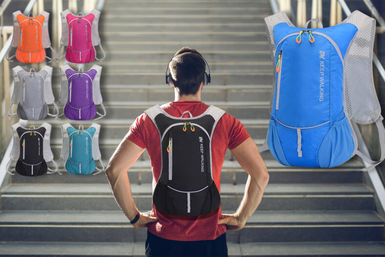 8L Waterproof Hydration Vest Backpack in 7 Colours £12.99 instead of £29.99
