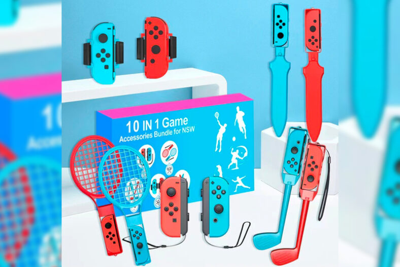 10-in-1 Switch Sports Accessories Bundle £19.99 instead of £49.99